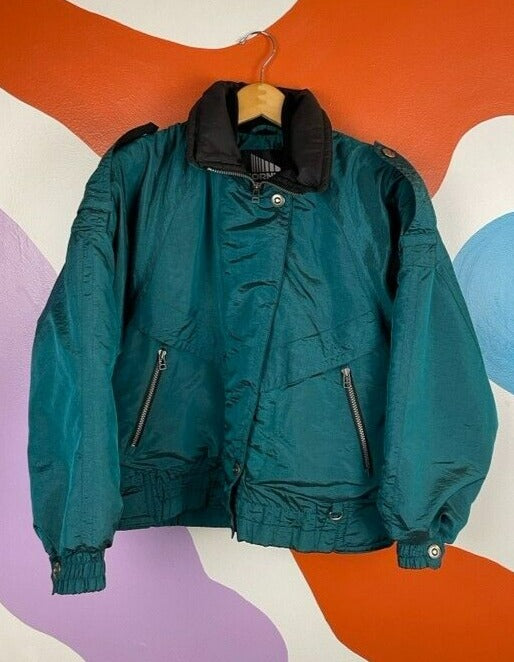 90s Cornice Ski Jacket Size XS Full Zip Winter Puffer