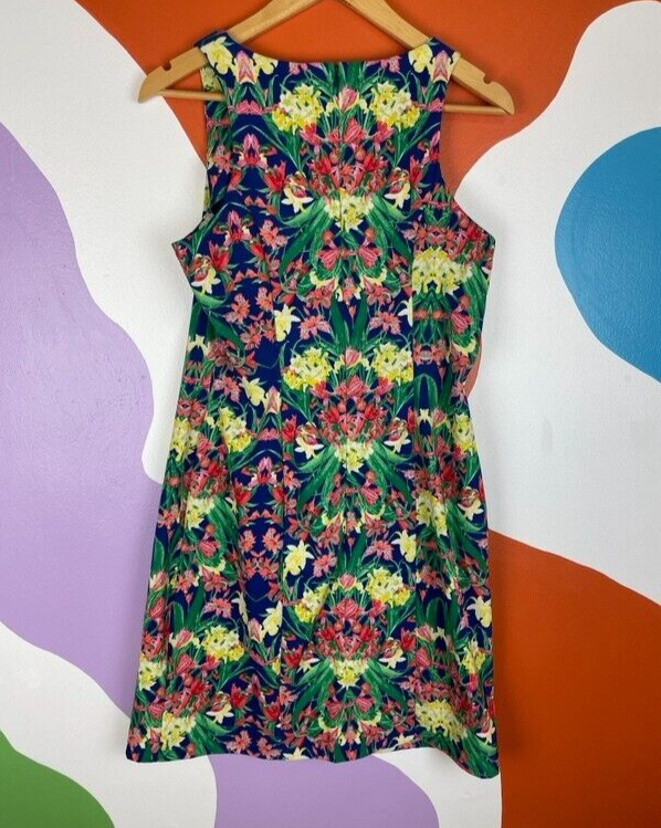 AGB Floral Zip Dress Size 10