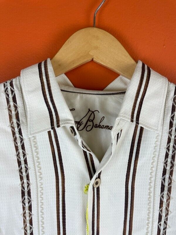 Tommy Bahama Sinatra 100% Silk Button Up Shirt Large (New)