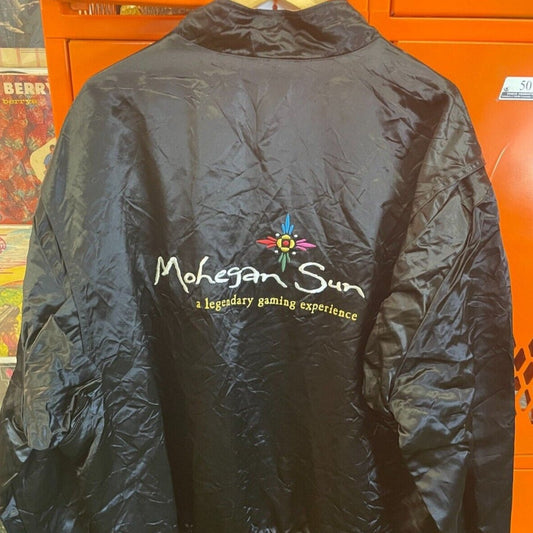 Mohegan Sun Reversible Jacket XL Black "A Legendary Gaming Experience"