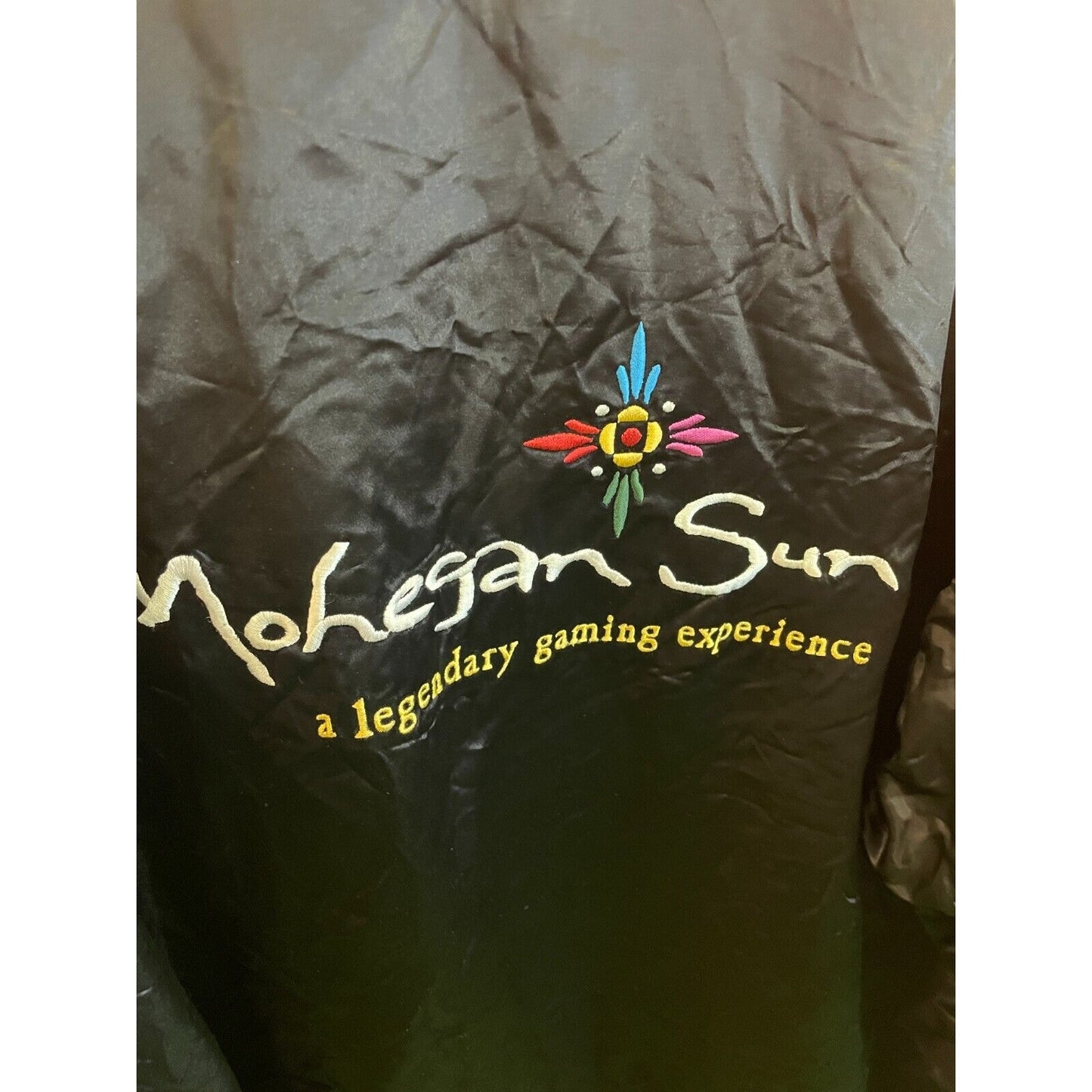 Mohegan Sun Reversible Jacket XL Black "A Legendary Gaming Experience"