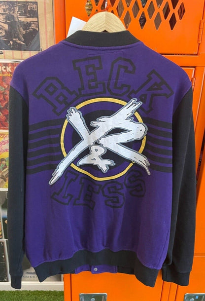 Young & Reckless Bomber Jacket Purple & Black