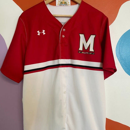 Maryland Terrapins Baseball Jersey UA Large